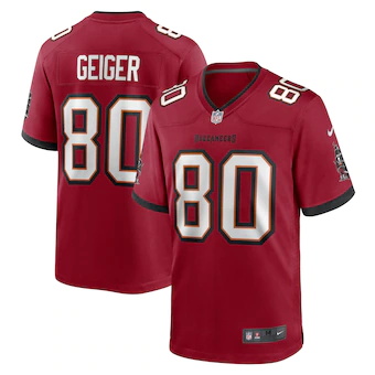 mens nike kaylon geiger red tampa bay buccaneers game playe